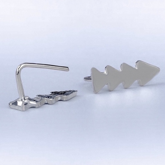 GlitzBlitz Boutique Jewelry - 2/$20! Silver Mini Arrow Ear Crawler Earrings